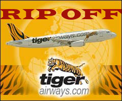 Rip Off Tiger Airways
